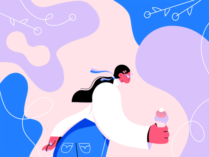 Missing Summer colourful illustration graphic design summer girl illustration character design