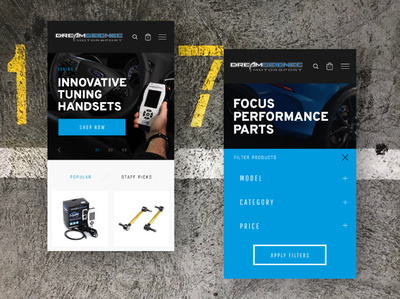 Dreamscience app automotive ecommerce ford mobile mobile app design ui ux web design