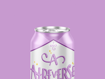A Atreverse Can - Lettering calligraphy can courage design drink graphic design lettering mockup