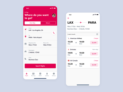 Flight ticket UI design booking flight booking flight search ui design