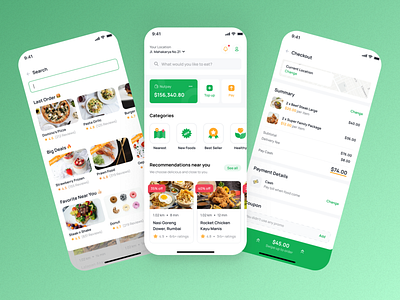 Food Delivery App app design chef delivery fast food food mobile mobile app ui ui design