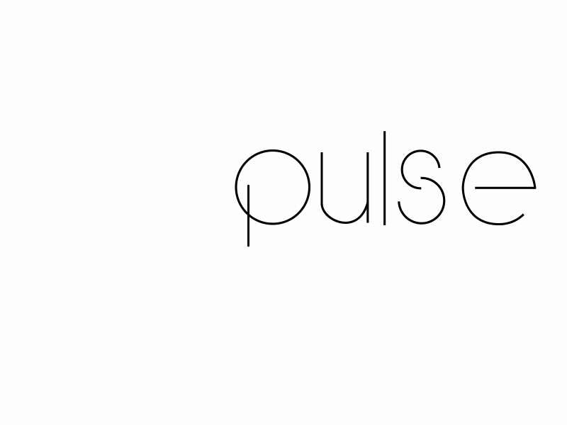 Pulse 2d after effects animation motion design text