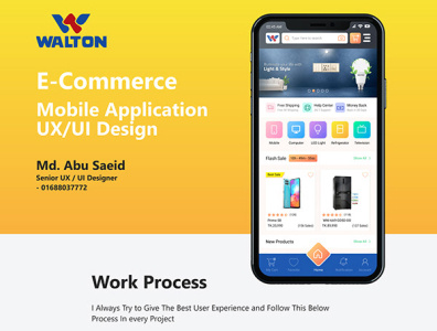 E-commerce Mobile Apps UI UX Design Templates branding logo software design ui walton