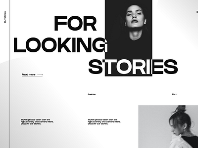 Website concept. Homepage