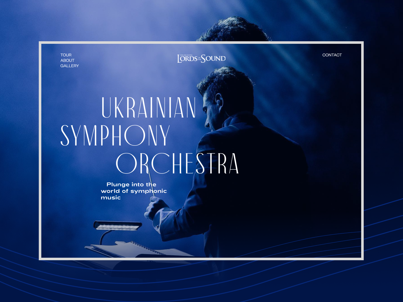 Symphony Orchestra site redesign by Lilia Shtefuryak on Dribbble