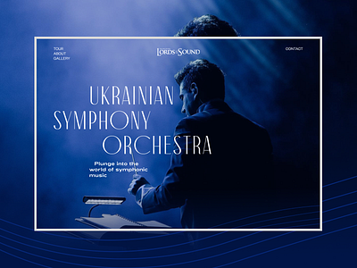 Symphony Orchestra | Website redesign branding concept concert dailyui design inspiration music neon orchestra symphony ui web