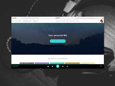 Scarlett.fm - Personalized Radio - home music streaming webapp