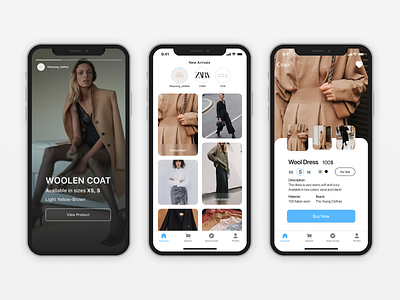 Stylery App for IOS 2020 trend app design app ui application clearance e commerce fashion interface design ios ios app minimal mobile round stories typogaphy ui ui design ux ux design ux designer