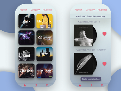 Heaven Vinyl Mobile App Concept