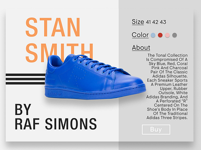 Page Concept Raf Simons X Adidas