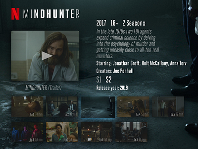 MIindhunter Netflix Player