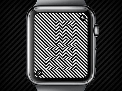 Apple Watch Time Experiment apple apple watch dial numbers stripes watch