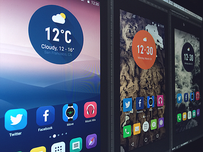 Continue experimenting with Alcatel launcher