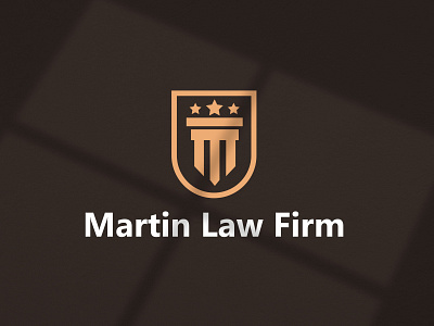 Martin Law Firm Logo Identity