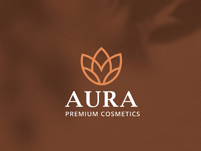 Aura Cosmetics Logo Identity beauty brand identity branding cosmetics elegant logo identity logodesign luxury branding luxury logo minimal modern skincare