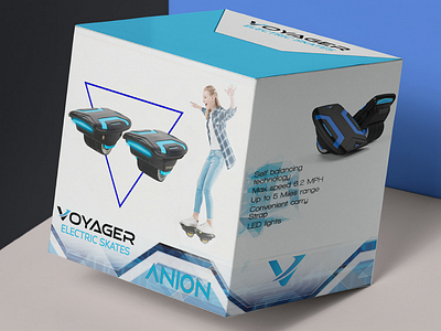 Voyager e-skate packaging