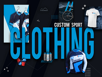 Brand Identity | Custom Sport Clothing apparel branding clothing design cycling kit print