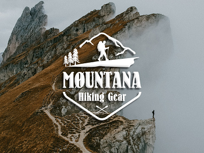 Brand Identity | ©MØUNTANA Hiking branding color palette logo print product design