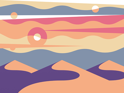 Dunes abstract desert dunes hills illustration landscape mountains pp5 sands sky vectorii