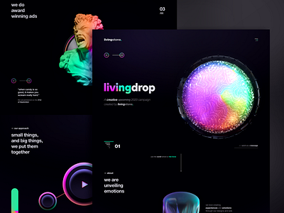 livingstone - Creative Digital Agency Website Design branding creative agency digital agency landing page ui design web design website design