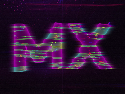 DESIGN TO THE MX 80s after effects animation letters logitech retro typography video