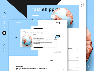 SHIPctx v2 - Shipping services landing page