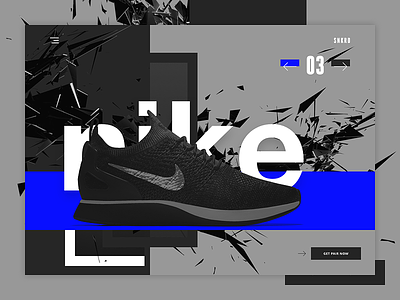 SNKRD - Sneakers shop landing page casual shopping e commerce ecommerce fitness industry fitness items landing page nike shoes ui design web design website