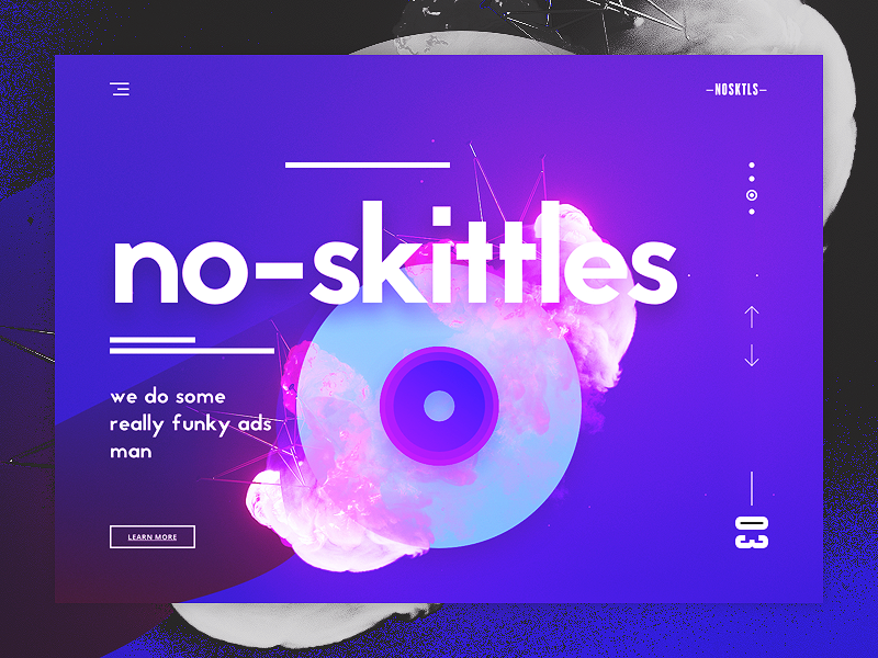 NOSKTLS - Digital Agency landing page concept