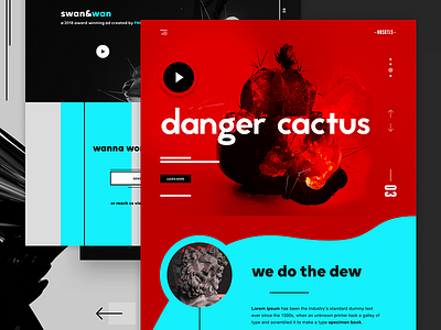 NOSKTLS - Digital Agency landing page concept