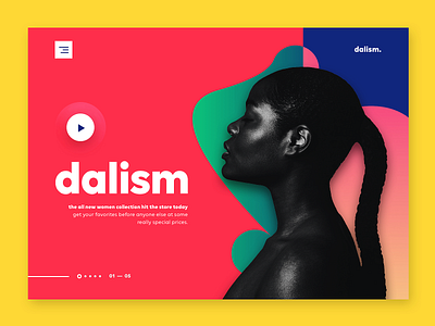 dalism - Online Fashion Store #2 design e commerce ecommerce fashion landing page minimal one page ui ui design user interface web design website website design