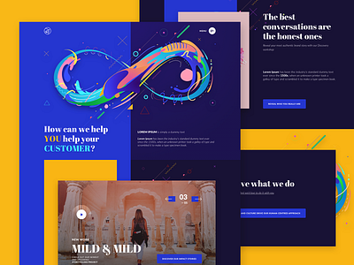 PaperplaneCo - Creative Agency landing page design