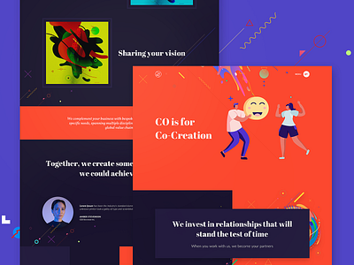 PaperplaneCo - Creative Agency landing page design