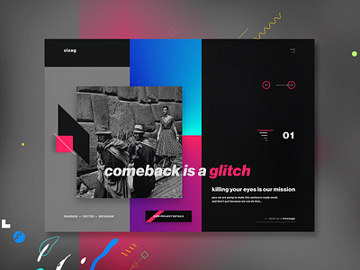 cizag - Creative Agency Landing Page Design