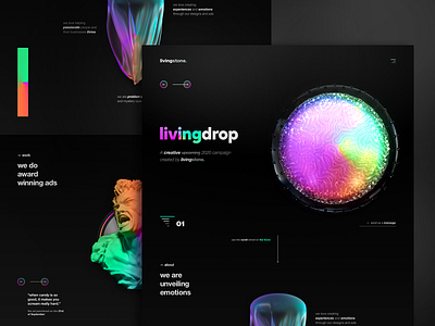 livingstone - Creative Digital Agency branding creative agency digital agency landing page ui design web design website design