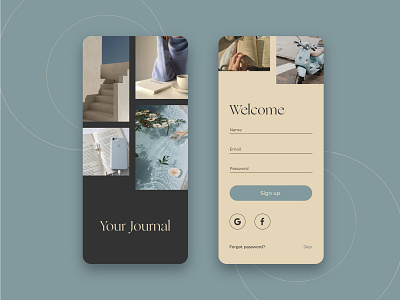 Journaling Mobile App - Sign Up