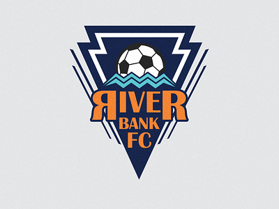 River Bank Football Club design grafis illustrator ilustrasi logo design