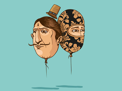 Balons... balons characters digital face