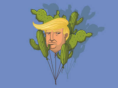 Tramp baloons characters digitalart illustration vector art