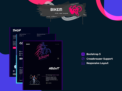Bikem - HTML Web Template shop