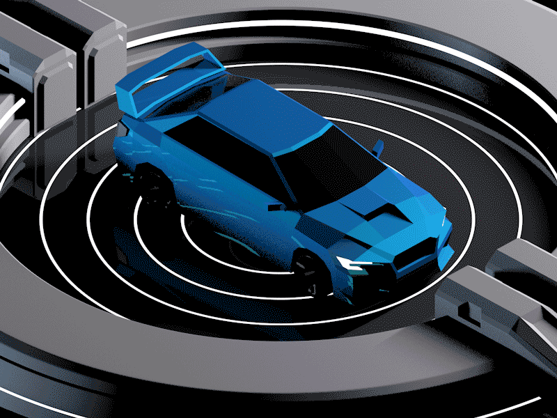 Subaru Impreza Animation animation car data digital glossy isometric sifi sport car subaru