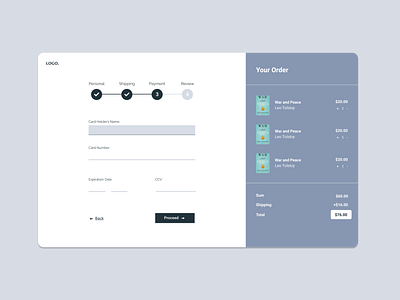 Daily UI 02 - Checkout