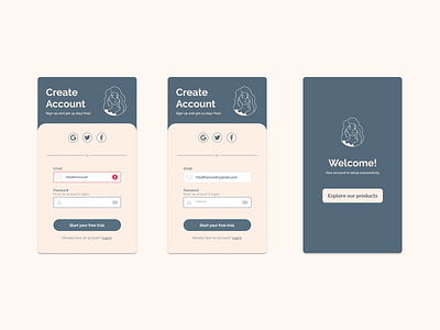 Daily UI 01 - Sign up