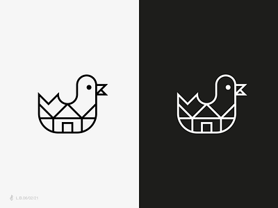 Docampo Logo brand branding duck farm icon identity logo logotype lucas braga mark minimal minimalist symbol