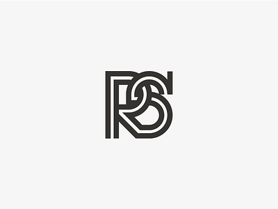 RS icon identity letter line logo logotype lucas braga mark monogram rs symbol