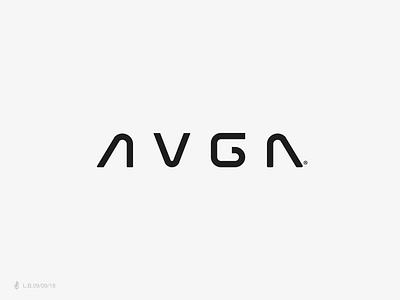 AVGA design identity letter logo logotype lucas braga mark typeface typography
