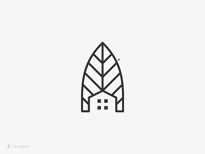 AGT Greenhouse 2 brand house icon identity leaf line logo logotype lucas braga mark minimal modern symbol