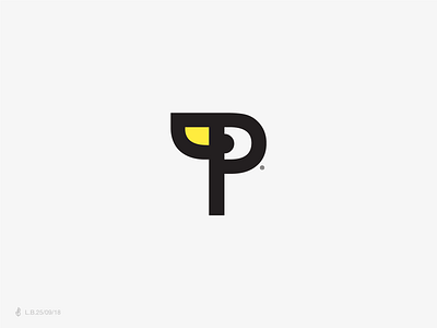 Pato animal brand duck icon identity illustration letter line logo logotype lucas braga mark minimal modern pato symbol typography