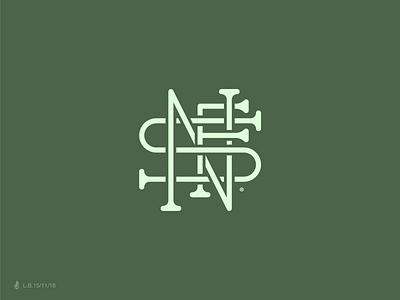 N+S+F brand design icon identity line logo logotype lucas braga mark minimal monogram nsf symbol typography