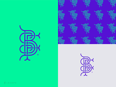 B+S+F brand branding bsf design identity line logo logotype lucas braga mark minimal modern monogram pattern symbol