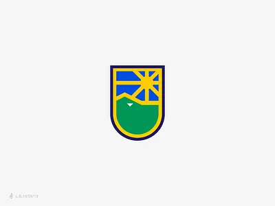 Ibituruna Clube De Futebol badge brand brazil design football governador valadares icon identity illustration logo logotype lucas braga mark minas gerais minimal rio doce shield soccer symbol